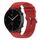 Cinturino per orologio in silicone con coda tonda da 20 mm (rosso)