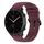 Cinturino per orologio in silicone con punta tonda da 20 mm (rosso vino)