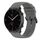 Cinturino per orologio in silicone con punta tonda da 22 mm (grigio scuro) Cinturino per orologio in silicone con punta tonda da 22 mm (grigio scuro)