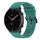 Cinturino per orologio in silicone con coda tonda da 22 mm (verde pino)