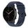 Cinturino per orologio in silicone con cinturino tondo da 22 mm (blu notte) Cinturino per orologio in silicone con cinturino tondo da 22 mm (blu notte)