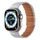 Cinturino magnetico in pelle PU per Apple Watch 42 mm / 41 mm / 40 mm / 38 mm (rosa bianco) Cinturino magnetico in pelle PU per Apple Watch 42 mm / 41 mm / 40 mm / 38 mm (rosa bianco)