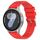 Cinturino per orologio in silicone con fibbia in acciaio tinta unita a testa piatta da 20 mm (rosso) Cinturino per orologio in silicone con fibbia in acciaio tinta unita a testa piatta da 20 mm (rosso)