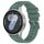 Cinturino per orologio in silicone con fibbia in acciaio tinta unita a testa piatta da 22 mm (verde oliva) Cinturino per orologio in silicone con fibbia in acciaio tinta unita a testa piatta da 22 mm (verde oliva)