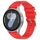 Cinturino per orologio in silicone con fibbia in acciaio tinta unita a testa piatta da 22 mm (rosso) Cinturino per orologio in silicone con fibbia in acciaio tinta unita a testa piatta da 22 mm (rosso)