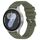 Cinturino per orologio in silicone con fibbia in acciaio tinta unita a testa piatta da 22 mm (verde militare) Cinturino per orologio in silicone con fibbia in acciaio tinta unita a testa piatta da 22 mm (verde militare)
