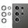 Per Samsung Galaxy S22 Ultra 5G Klebol - Protezione per obiettivo fotocamera individuale con anello diamantato (nero) Per Samsung Galaxy S22 Ultra 5G Klebol - Protezione per obiettivo fotocamera individuale con anello diamantato (nero)