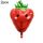 2 pezzi Cartone animato Verdure e frutta Frutta Pellicola di alluminio Palloncino per bambini Decorazione del partito Forniture Giocattoli gonfiabili (fragola)