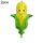 2 pezzi Cartone animato Verdure e frutta Frutta Pallone in alluminio Palloncino per bambini Decorazione del partito Forniture Giocattoli gonfiabili (mais)