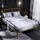 Home Ice Silk Simulazione Seta Seta Four-Piece Fodera Flat Flat Lamard Set di fogli, Dimensioni: UK-SK: 180 * 200 * 40 cm (grigio) Home Ice Silk Simulazione Seta Seta Four-Piece Fodera Flat Flat Lamard Set di fogli, Dimensioni: UK-SK: 180 * 200 * 40 cm (grigio)