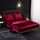 Home Ice Silk Silk Silk Seta Four-Piece Fodera Flat Flat Lamard Set di fogli, Dimensioni: UK-SK: 180 * 200 * 40 cm (vino rosso) Home Ice Silk Silk Silk Seta Four-Piece Fodera Flat Flat Lamard Set di fogli, Dimensioni: UK-SK: 180 * 200 * 40 cm (vino rosso)