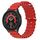 Cinturino per orologio in silicone tinta unita stile oceano xDfind da 20 mm (rosso) Cinturino per orologio in silicone tinta unita stile oceano xDfind da 20 mm (rosso)