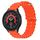 Cinturino per orologio in silicone tinta unita stile oceano xDfind da 22 mm (arancione) Cinturino per orologio in silicone tinta unita stile oceano xDfind da 22 mm (arancione)