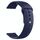 Cinturino per orologio in silicone Pure Color xDfind da 20 mm (blu scuro)