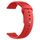 Cinturino per orologio in silicone Pure Color xDfind da 20 mm (rosso)