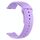 Cinturino per orologio in silicone Pure Color xDfind da 20 mm (viola)