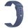 Cinturino per orologio in silicone Pure Color xDfind da 22 mm (blu navy)