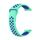 Cinturino per orologio in silicone bicolore xDfind da 22 mm (verde menta e blu) Cinturino per orologio in silicone bicolore xDfind da 22 mm (verde menta e blu)