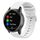 Cinturino per orologio in silicone piatto xDfind da 20 mm (bianco)