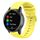Cinturino per orologio in silicone piatto xDfind da 20 mm (giallo)