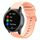 Cinturino per orologio in silicone piatto xDfind da 22 mm, colore puro (rosa) Cinturino per orologio in silicone piatto xDfind da 22 mm, colore puro (rosa)