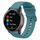 Cinturino per orologio in silicone piatto xDfind da 22 mm, colore puro (verde aghi di pino) Cinturino per orologio in silicone piatto xDfind da 22 mm, colore puro (verde aghi di pino)