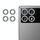 Per Xiaomi Poco X6 Pro Klebol - Protezione per obiettivo fotocamera individuale con anello diamantato (argento) Per Xiaomi Poco X6 Pro Klebol - Protezione per obiettivo fotocamera individuale con anello diamantato (argento)
