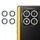 Per Xiaomi Poco X7 Klebol - Protezione per obiettivo fotocamera individuale con anello diamantato (argento) Per Xiaomi Poco X7 Klebol - Protezione per obiettivo fotocamera individuale con anello diamantato (argento)