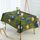 Tovaglia impermeabile in lino criptato per uso domestico, dimensioni: 90x90 cm (verde)