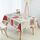 Tovaglia impermeabile in lino criptato per uso domestico, dimensioni: 90x90 cm (griglie bianche rosse) Tovaglia impermeabile in lino criptato per uso domestico, dimensioni: 90x90 cm (griglie bianche rosse)