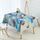 Tovaglia impermeabile in lino criptato per uso domestico, dimensioni: 100x140 cm (blu) Tovaglia impermeabile in lino criptato per uso domestico, dimensioni: 100x140 cm (blu)