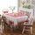 Tovaglia in lino motivo retrò per cena Decorazioni per la casa Tovaglia antipolvere, dimensioni: 85x85cm (ghirlanda) Tovaglia in lino motivo retrò per cena Decorazioni per la casa Tovaglia antipolvere, dimensioni: 85x85cm (ghirlanda)