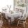Tovaglia in lino motivo retrò per cena Decorazioni per la casa Tovaglia antipolvere, dimensioni: 110x160 cm (viola)