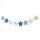 Stella a cinque punte Pull Flower Bunting Festa di compleanno Decorazione per feste Negozio Forniture per layout di abiti (blu) Stella a cinque punte Pull Flower Bunting Festa di compleanno Decorazione per feste Negozio Forniture per layout di abiti (blu)