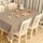 Tovaglia da pranzo in cotone, tovaglia decorativa, dimensioni: 140x220 cm (striscia marrone)