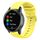 Cinturino per orologio in silicone piatto xDfind da 22 mm (giallo)