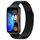 Cinturino in metallo milanese xDfind per Huawei Band 10/9/8 (nero)