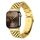 Cinturino in metallo a cinque perline con sgancio rapido per Apple Watch da 42 mm / 41 mm / 40 mm / 38 mm (oro) Cinturino in metallo a cinque perline con sgancio rapido per Apple Watch da 42 mm / 41 mm / 40 mm / 38 mm (oro)