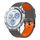 Cinturino per orologio in silicone traspirante bicolore a tre file da 22 mm (grigio scuro e arancione) Cinturino per orologio in silicone traspirante bicolore a tre file da 22 mm (grigio scuro e arancione)