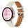 Cinturino per orologio in vera pelle con fibbia in acciaio argentato e pulsante da 18 mm (beige) Cinturino per orologio in vera pelle con fibbia in acciaio argentato e pulsante da 18 mm (beige)