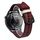 Cinturino per orologio in pelle pull-up con fibbia a tre stelle a sette linee da 22 mm (filo bianco rosso vino) Cinturino per orologio in pelle pull-up con fibbia a tre stelle a sette linee da 22 mm (filo bianco rosso vino)