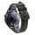 Cinturino per orologio in pelle con fibbia a tre stelle a sette linee da 22 mm (filo nero verde militare Crazy Horse) Cinturino per orologio in pelle con fibbia a tre stelle a sette linee da 22 mm (filo nero verde militare Crazy Horse)