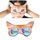 Maschera per occhi 3D Ombreggiatura Maschera per occhi stampata con animali dei cartoni animati che dorme (occhiali) Maschera per occhi 3D Ombreggiatura Maschera per occhi stampata con animali dei cartoni animati che dorme (occhiali)