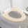 Tappetino per WC pieghevole portatile da viaggio Tappetino per coprisedile in plastica impermeabile (bianco crema) Tappetino per WC pieghevole portatile da viaggio Tappetino per coprisedile in plastica impermeabile (bianco crema)