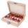Set di frese per la lavorazione del legno Set di taglierina per macchina per incisione per fresatura del legno elettrica Testa della macchina per incisione, Stile: Manico 1/4 rosso 12PCS Set di frese per la lavorazione del legno Set di taglierina per macchina per incisione per fresatura del legno elettrica Testa della macchina per incisione, Stile: Manico 1/4 rosso 12PCS