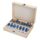 Set di frese per la lavorazione del legno Set di taglierine per macchine per incisione per fresatura del legno elettriche, Stile: Manico 1/4 blu 15 pezzi