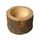 3 pezzi mini tronco naturale rotondo home office decorazione del giardino vaso di piante grasse portacandele piccolo bonsai decorazione della casa, taglia: m