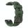 Cinturino per orologio sportivo in silicone xDfind Gamin da 22 mm, colore puro (verde militare) Cinturino per orologio sportivo in silicone xDfind Gamin da 22 mm, colore puro (verde militare)