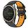 Cinturino in silicone con fibbia in acciaio a sgancio rapido bicolore per Garmin xDfind da 22 mm (nero + arancione) Cinturino in silicone con fibbia in acciaio a sgancio rapido bicolore per Garmin xDfind da 22 mm (nero + arancione)