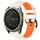 Cinturino in silicone con fibbia in acciaio a sgancio rapido bicolore per Garmin xDfind da 26 mm (Starlight+Arancione) Cinturino in silicone con fibbia in acciaio a sgancio rapido bicolore per Garmin xDfind da 26 mm (Starlight+Arancione)